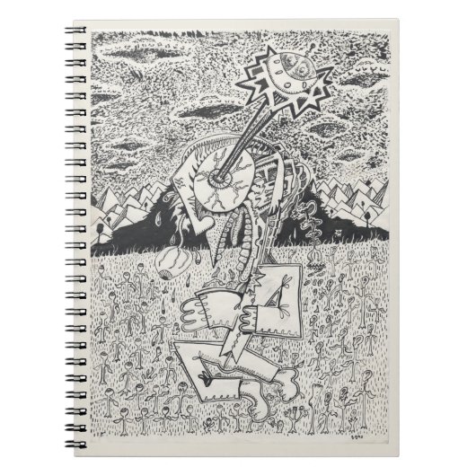 Alien Invasie, of, De Zaaiing Notitieboek (Voorkant)