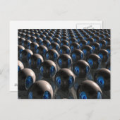 Alien-invasie op zonsopgang briefkaart (Voorkant / Achterkant)