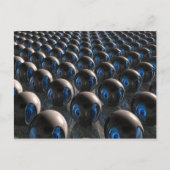 Alien-invasie op zonsopgang briefkaart (Voorkant)