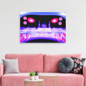 Alien-invasiekunst Canvas Afdruk (Insitu (Woonkamer))