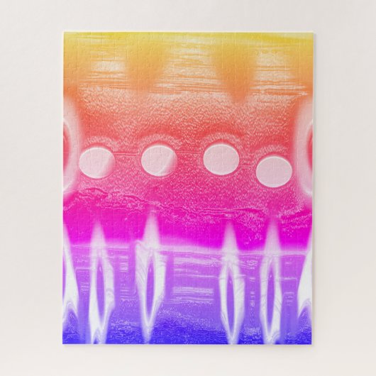 Alien-invasiekunst Legpuzzel (Verticaal)