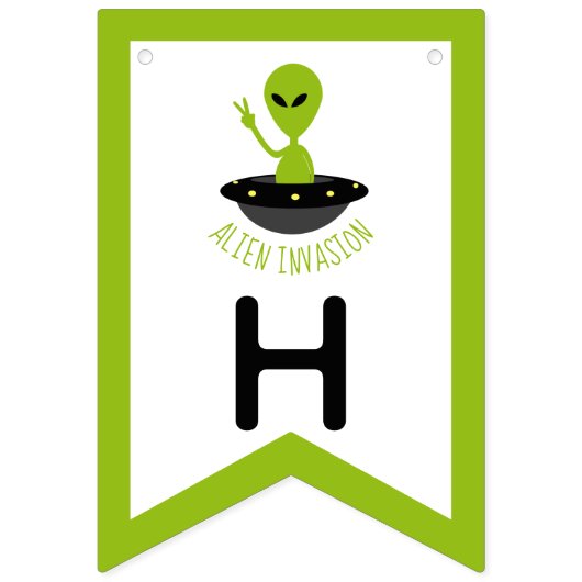 Alien Invasion, Birthday Vlaggetjes (Tweede vlag)