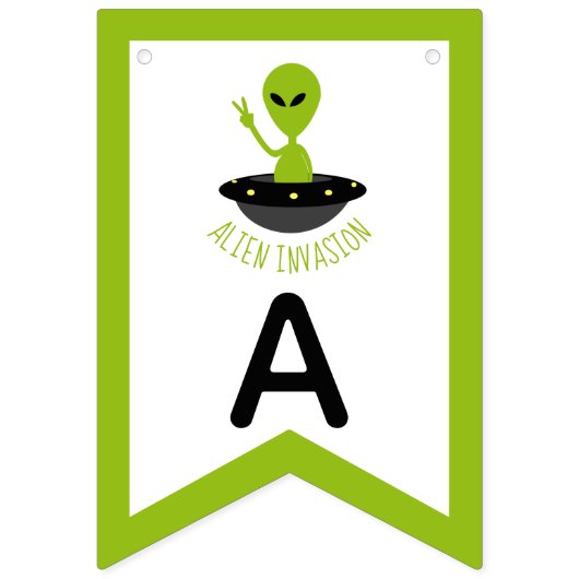 Alien Invasion, Birthday Vlaggetjes (Derde vlag)