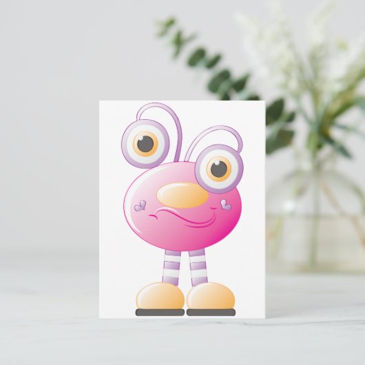 Alien Invasion for Girls 1 Briefkaart (Staand voorkant)