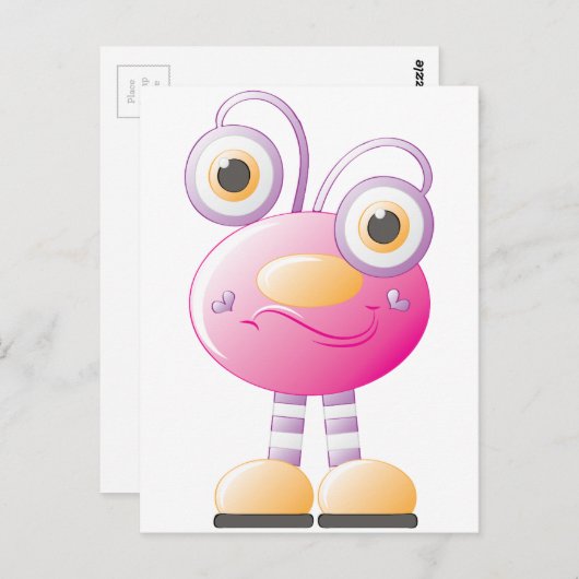 Alien Invasion for Girls 1 Briefkaart (Voorkant / Achterkant)