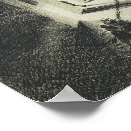 Alien Invasion Illustratie Poster (Hoek)