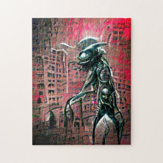 Alien Invasion Legpuzzel (Verticaal)