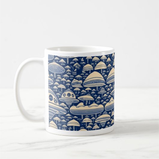 Alien Invasion Mug Koffiemok (Links)