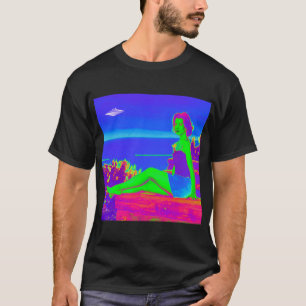 Alien Invasion Pop Art T-shirt