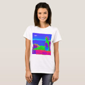 Alien Invasion Pop Art T-Shirt (Voorkant volledig)