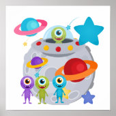 Alien Invasion Poster (Voorkant)