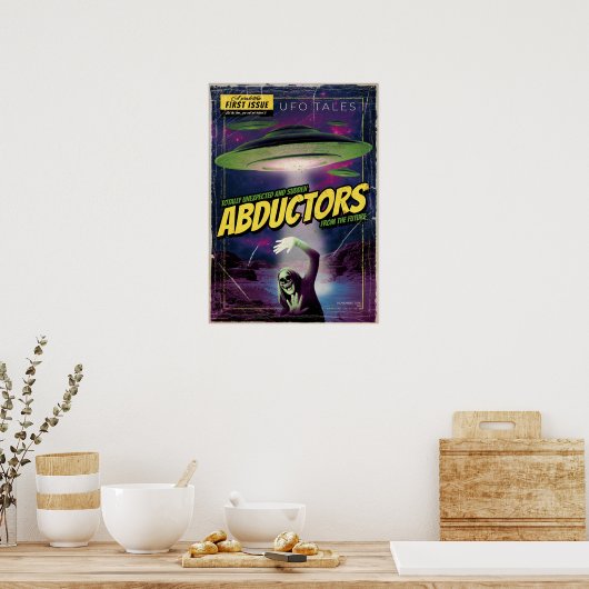Alien Invasion Poster (Keuken)