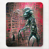 Alien Invasion Schort Muismat (Voorkant)