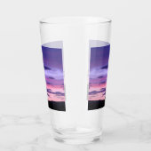Alien Invasion Sunset Glas – Sci‑Fi Fantasie (Rechts)