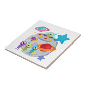 Alien Invasion Tegeltje (Zijkant)