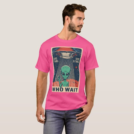 Alien Invasion UFO T-shirt (Voorkant volledig)