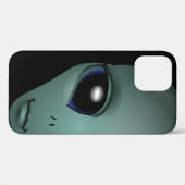 Alien iPhone 12 Hoesje Cute ET Cellphone Alien-Hoe (Achterkant (horizontaal))