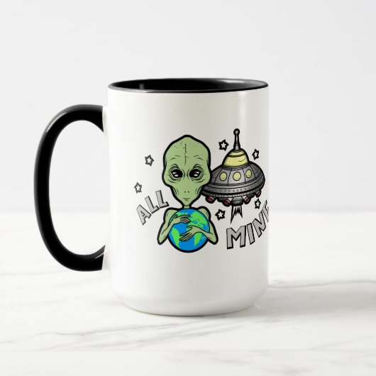 Alien Is Van Mij 15 oz Koffiemok Mok (Links)