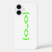 ALIEN Japans Emoticon Case-Mate iPhone Case (Achterkant)