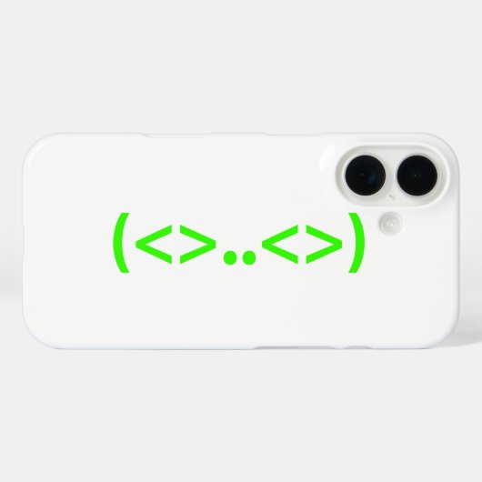ALIEN Japans Emoticon Case-Mate iPhone Case (Achterkant (horizontaal))