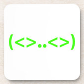 ALIEN Japans Emoticon Drankjes Onderzetter (Voorkant)