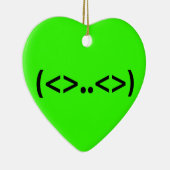 ALIEN Japans Emoticon Keramisch Ornament (Rechts)