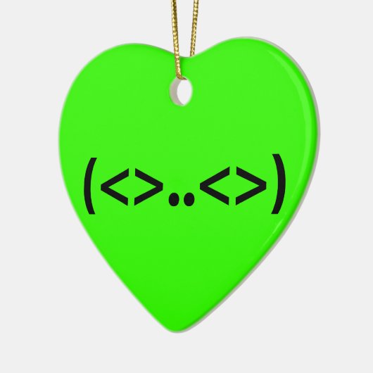 ALIEN Japans Emoticon Keramisch Ornament (Links)