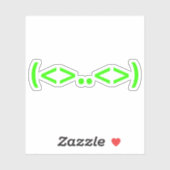 ALIEN Japans Emoticon Sticker (Vel)