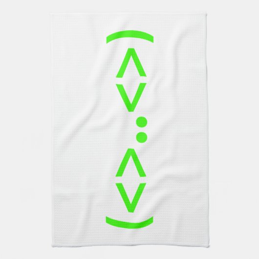 ALIEN Japans Emoticon Theedoek (Verticaal)