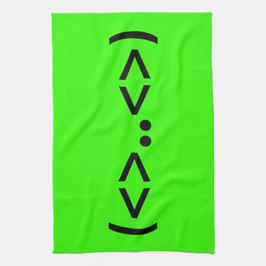 ALIEN Japans Emoticon Theedoek (Verticaal)