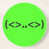 ALIEN Japans Emoticon Zandsteen Onderzetter (Voorkant)