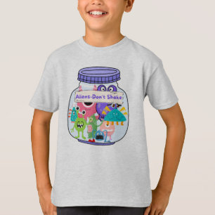 Alien Jar Schud de Aliens niet T-shirt