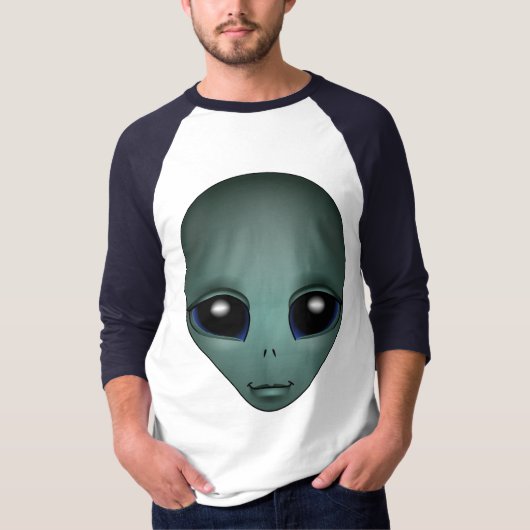 Alien Jersey Mannen T-shirt (Voorkant)