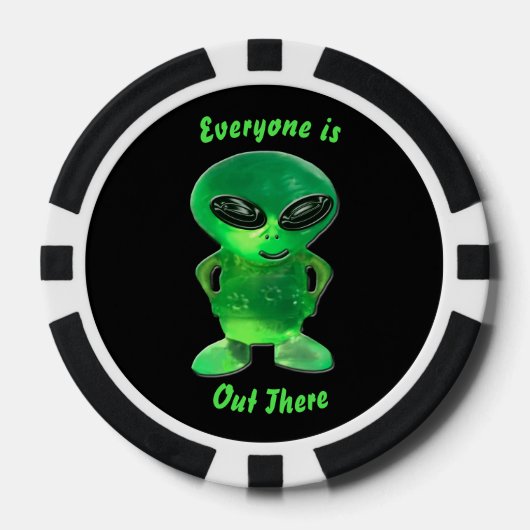 Alien Jewel Poker Chips (Voorkant)