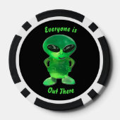 Alien Jewel Poker Chips (Achterkant)