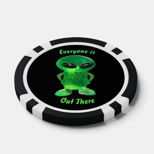 Alien Jewel Poker Chips (Enkel)