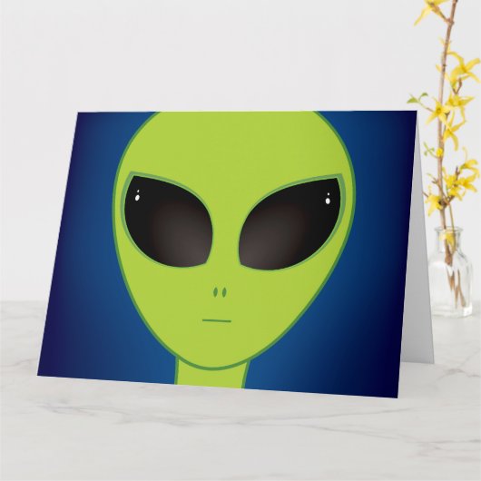 Alien Kaart (Gele Bloem)