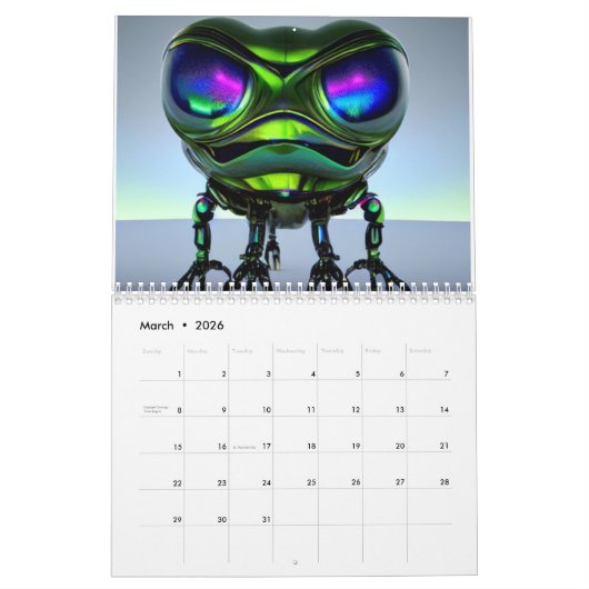 Alien Kalender (Mar 2026)
