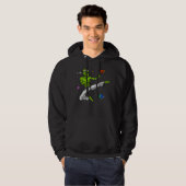 Alien Karate Martial Arts Hoodie (Voorkant volledig)