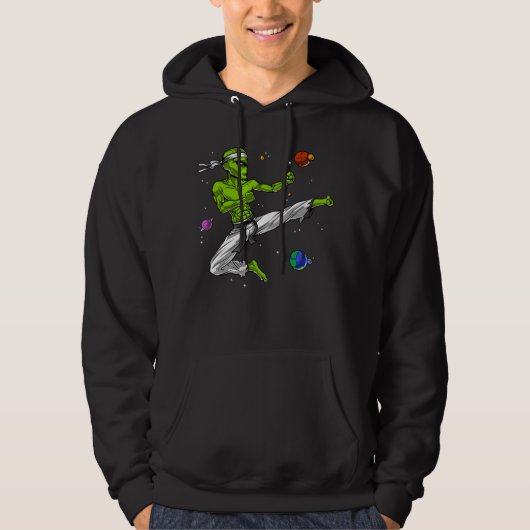 Alien Karate Martial Arts Hoodie (Voorkant)