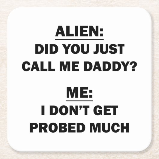 Alien Kartonnen Onderzetters (Voorkant)