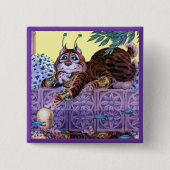 Alien Kat Button (Voorkant)