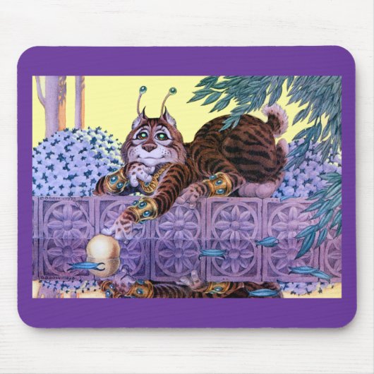 Alien Kat Mousepad Muismat (Voorkant)