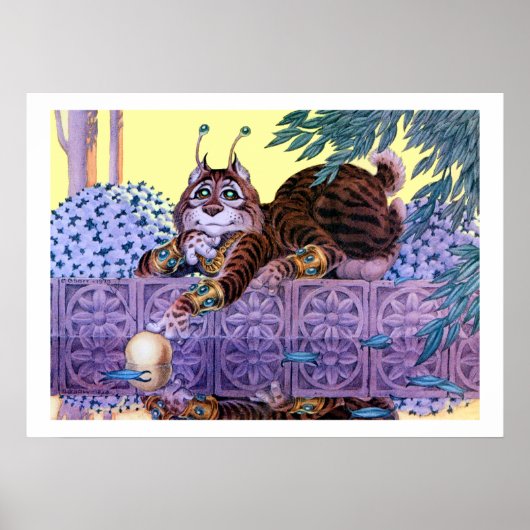 Alien Kat Poster (Voorkant)