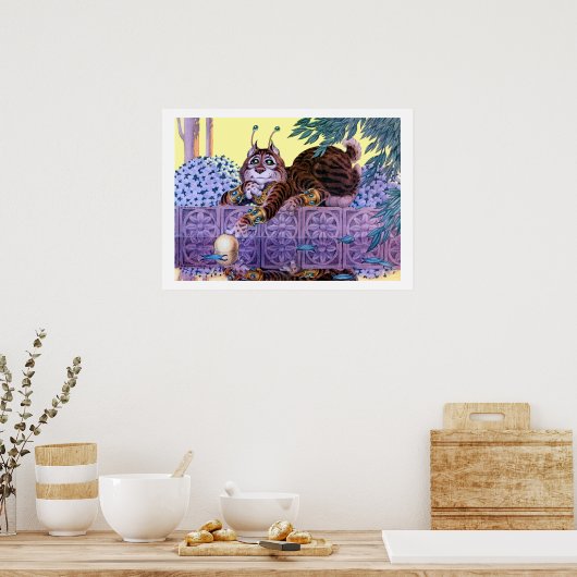 Alien Kat Poster (Keuken)