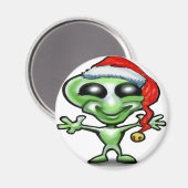 Alien Kerstmis Magneet (Voorkant / Achterkant)