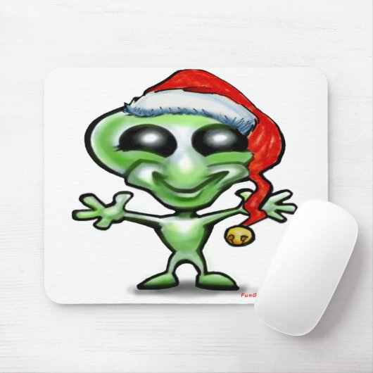 Alien Kerstmis Muismat (Met muis)