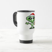 Alien Kerstmis Reisbeker (Voorkant links)