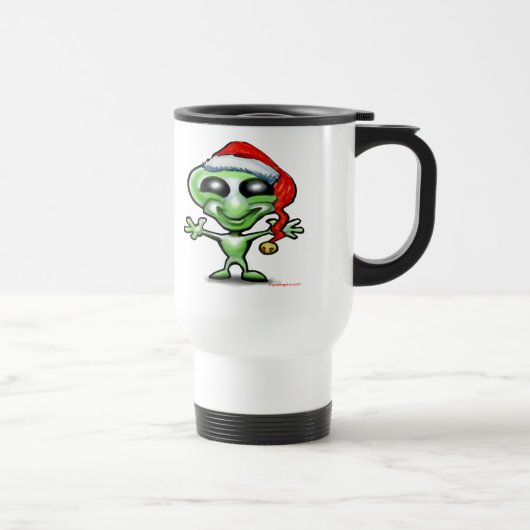Alien Kerstmis Reisbeker (Rechts)