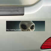 Alien: "Kijk je naar me?" Auto Sticker. Bumpersticker (Op auto)